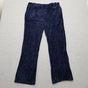 Chereskin Fleece Pajama Pants Womens XL Blue Elastic Waist‎ Sleepwear